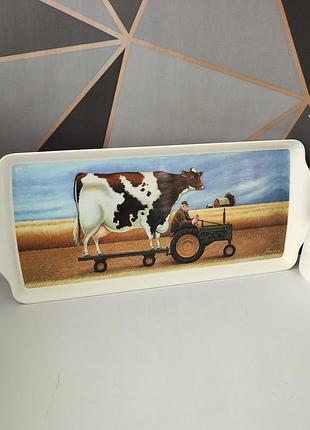 Меламіновий сервірувальний піднос lowell herrero ride to the fair