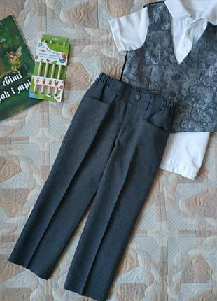 Нарядные праздничные брюки для мальчика 5-6 лет, palomino