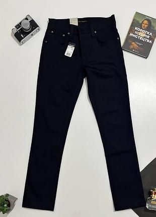 Чоловічі джинси чорні nudie jeans co organic cotton