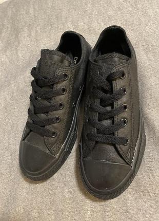 Дитячі кеди converse чорні