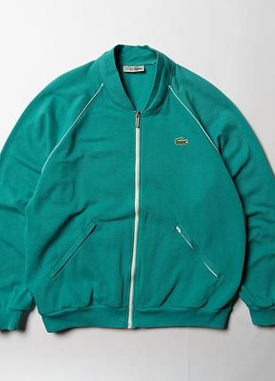 Chemise lacoste vintage cotton bomber jacket france full zip [jmh016960]