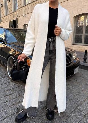 Пухнастий кардиган