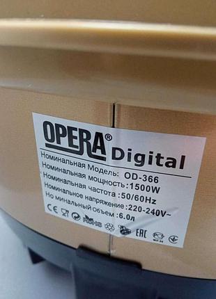 Мультиварка б/у opera digital od-366 5