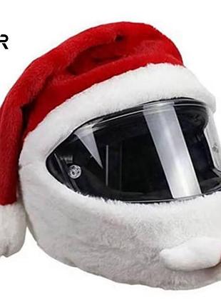 Новорічний чехол santa helmet cover vr