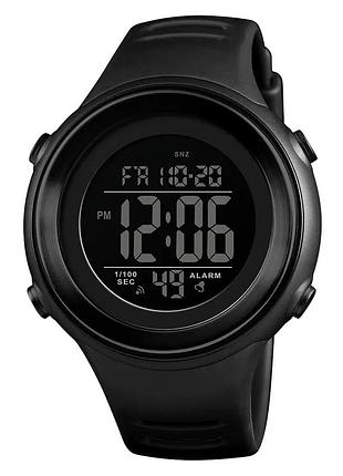 Спортивные мужские наручные часы skmei 1394 sun (черный с черным)