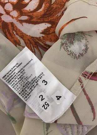 H&amp;m бохо блуза в цветы 2