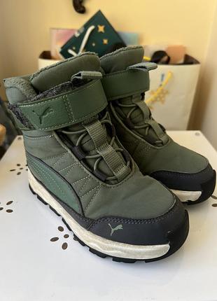 Дитячі зимові черевики puma evolve kids’ boots 28р