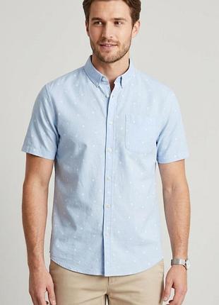 Брендовая мужская рубашка размер xxl бренда tu, хлопок.