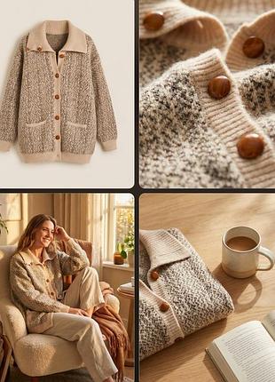 Шикарнa знахідка кардиган з вовни та ангори oversize the legend