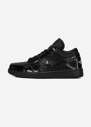 Женские кроссовки nike air jordan 1 low se patent elephant / smb+ 🔗