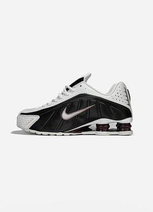 Мужские кроссовки nike shox r4 sail black fauna brown / smb+ 🔗