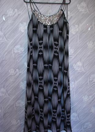 Легкое свободное платье "marks & spencek"   48-50 (14)р   india