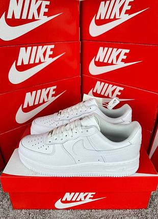 Мужские кроссовки nike air force 1 m white