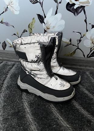 Зимові чобітки для дівчинки (світловідбиваючі) 7