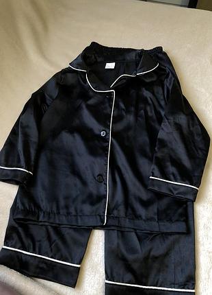 Дитяча атласна піжама