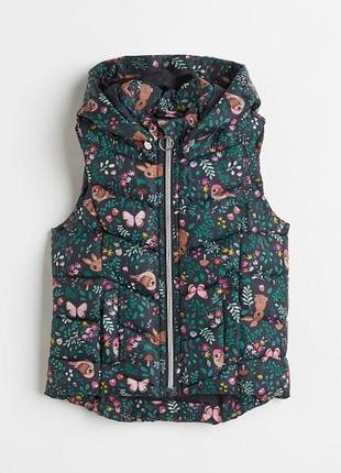 Стильна жилетка для дівчинки 2-4 роки