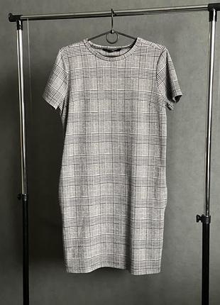 🩶сукня next у клітинку, розмір m (12)