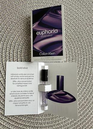 Новинка 2026 ! calvin klein euphoria bold elixir