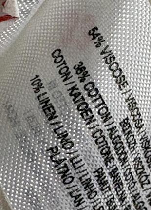 Primark contains linen широкі штани на завʼязках белые широкие штаны из смесового льна 7