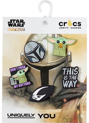 Crocs джиббітси крокс набір із 5 шт jibbitz star wars