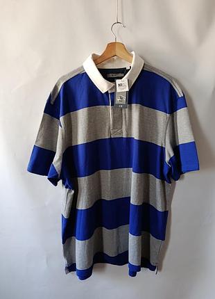 Стильная мужская футболка поло xxl