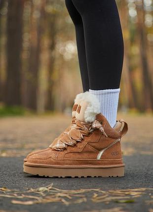 Ugg lowmel sneaker high chestnut