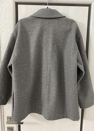 Новое тонкое модное укорочённое пальто 50-52 р zara 5