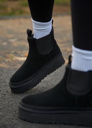 Ugg neumel platform chelsea black 5