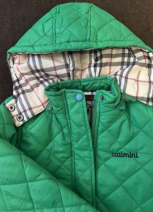 Курточка для дівчинки catimini 3роки зеленого кольору 2