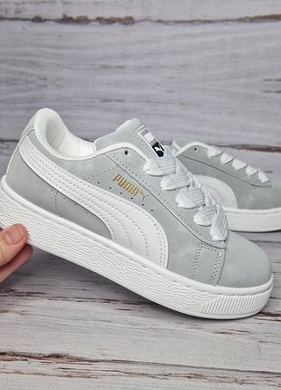 33р 21,2см кроссовки унисекс детские подростковые для девочки мальчика puma r32-6
