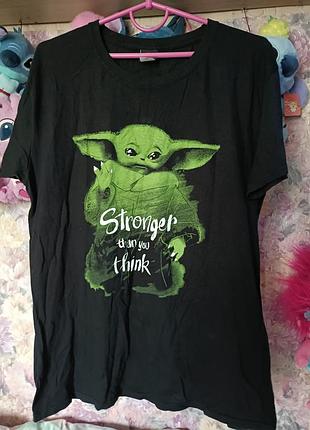 Йода star wars футболка красивая яркая унисекс