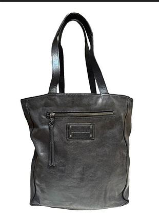 Шкіряна брендова сумка zadig & voltaire
