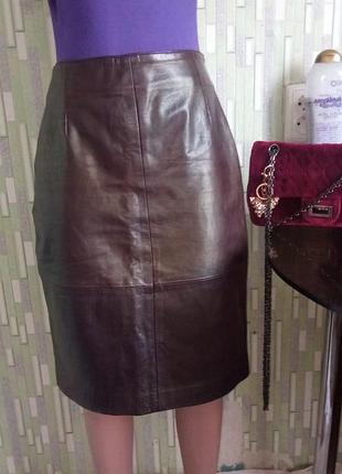 Италия!100% кожаная юбка хамелеон с перламутром натуральная кожа юбочка под сапоги туфли пиджак куртка пуховик