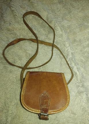 Винтажная маленькая сумка ташка