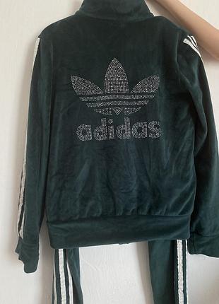 Велюровий костюм adidas