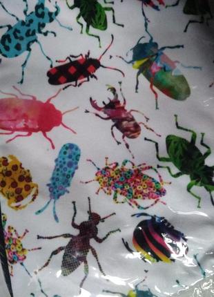 Новая прикольная вместительная косметичка жуки органайзер насекомые жучки5 фото