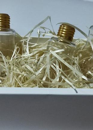 Подарунковий набір 3 шт скляних бокалів лампочка 200 мл в коробці