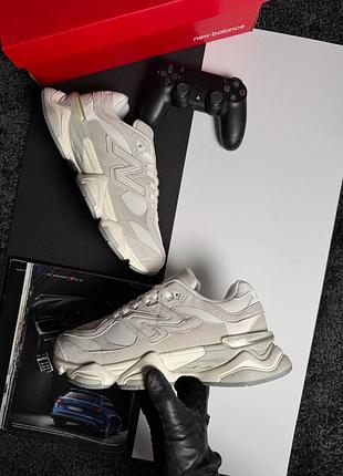 New balance 9060 light grey white