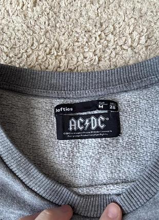 Світшот ac/dc back in black, розмір с-м 2