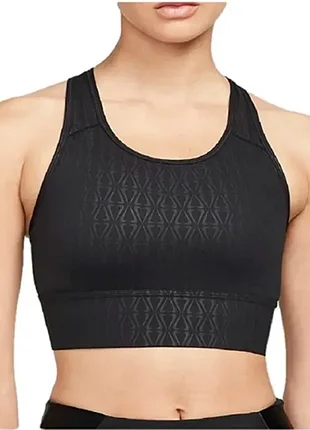 Топ бра бюстгальтер спортивный средняя поддержка nike swoosh p. s