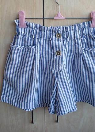 Шорти льон zara на 11-12 років