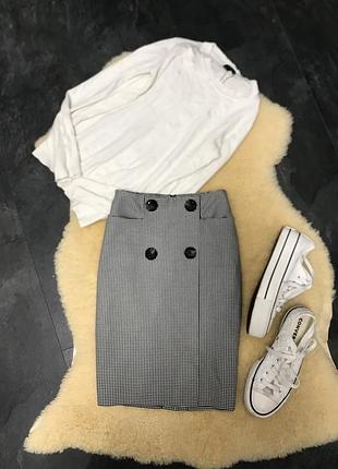 Брендова спідниця  гусяча лапка