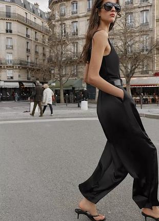 Комбінезон жіночий чорний zara new 3