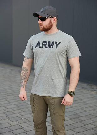 Футболка t-shirt sturm mil-tec army - grey "army" (серый)
