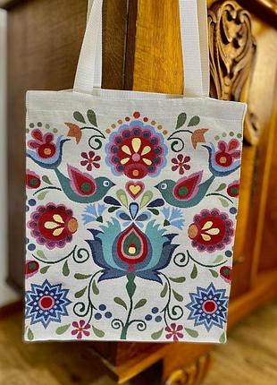 Сумка гобеленовая smgkiss033 limaso, 35x40, прямоугольная, украинский, без люрекса, 75% полиэстер, 22% хлопок, 3% акрил, гобелен