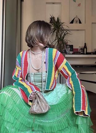 Бохо кардиган кроше хендмейд