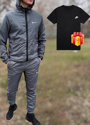 Спортивный костюм nike + футболка найк в подарок