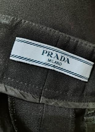 Черные женские брюки размер 44 prada оригинал 3