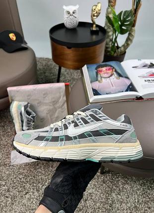 Nike p-6000 m grey black green 3