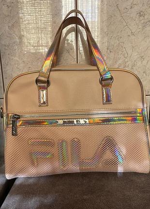 Рожева сумка fila